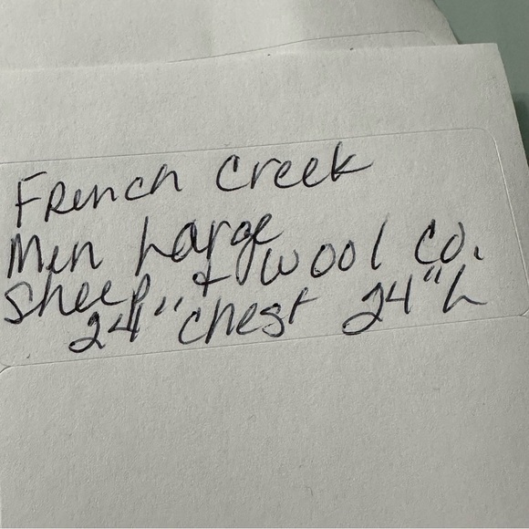 French Creek sheep and wool company Vest size Large Men - Picture 6 of 7